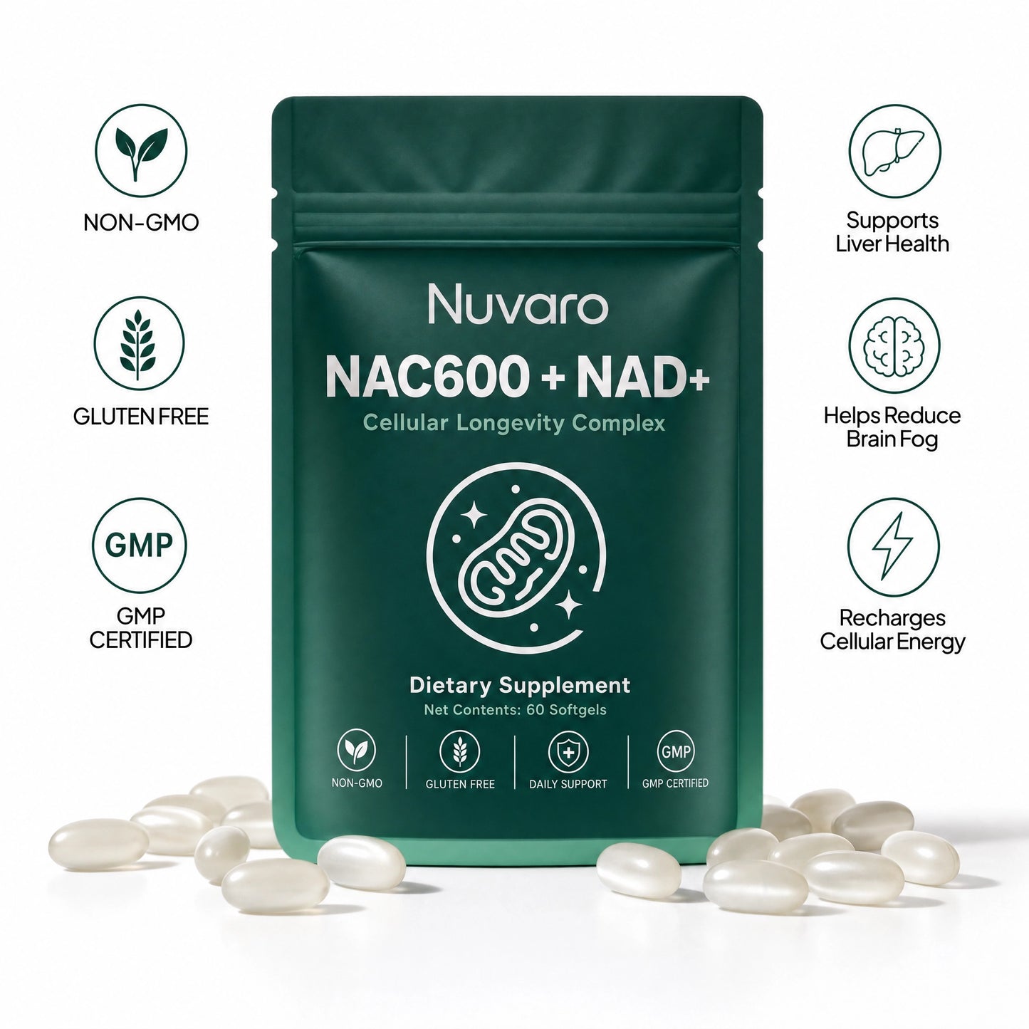 Nuvaro NAC600 + NAD Daily Complex