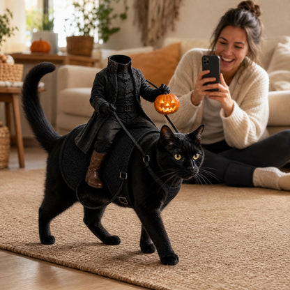 Nuvaro Midnight Rider Cat Costume