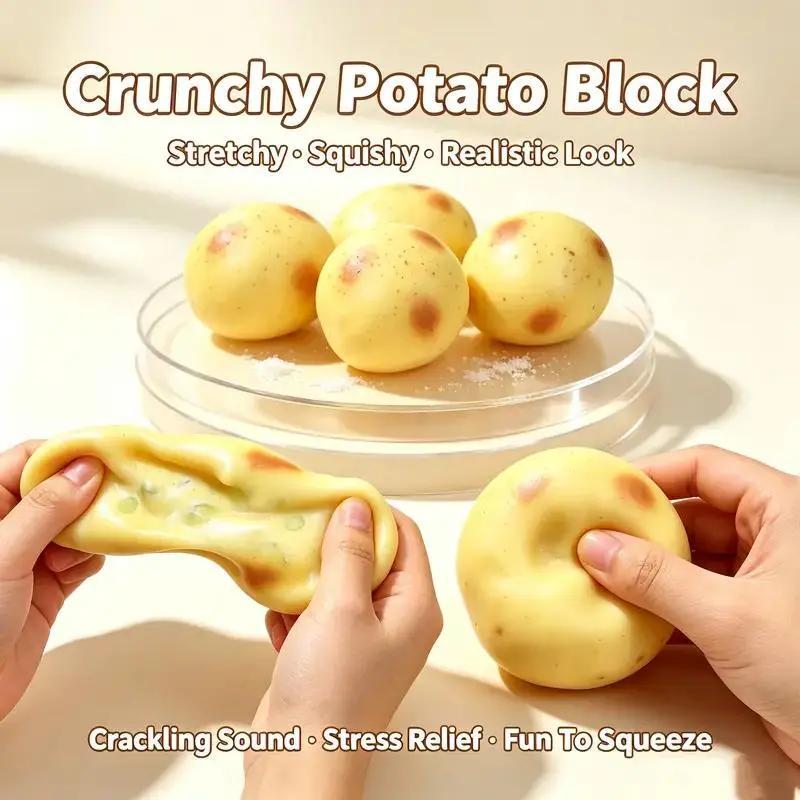 Squishy Crunchy Sensory Fidget Toys – 6‑Piece Set