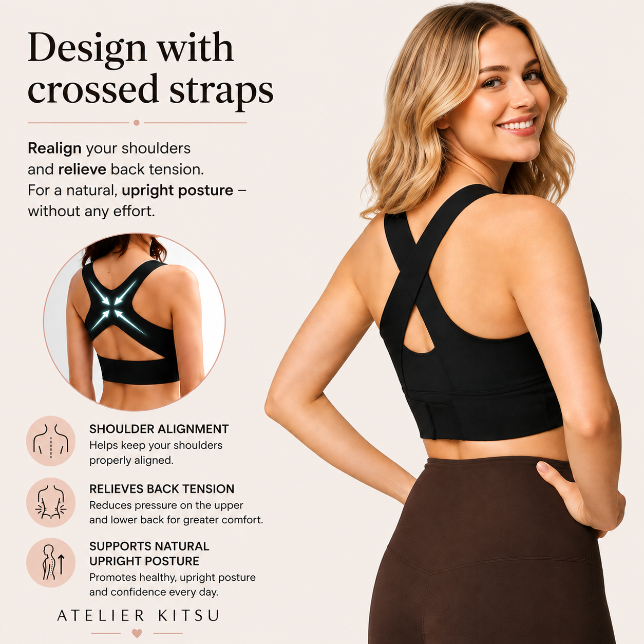 Nuvaro Posture corrector bra