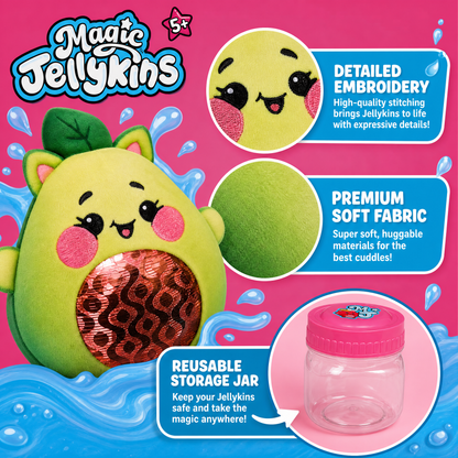 Magic Jellykins™ - Surprise Water-Reveal Squishy Plush Characters